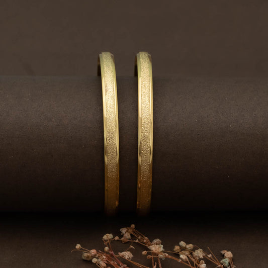SG101566 - Gold Plated  Bangles (pair)