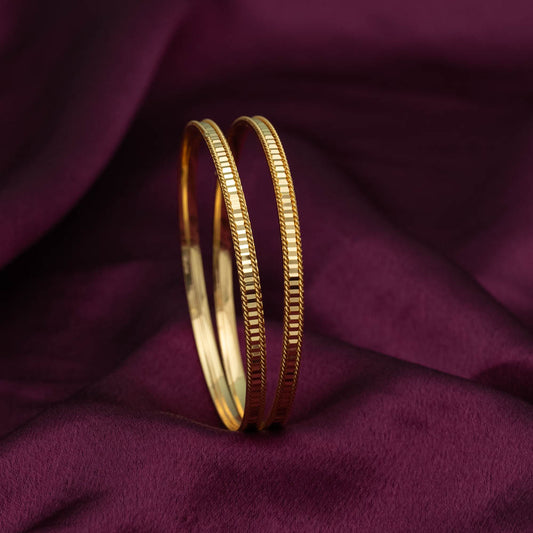 SG101563 - Gold Plated  Bangles (pair)