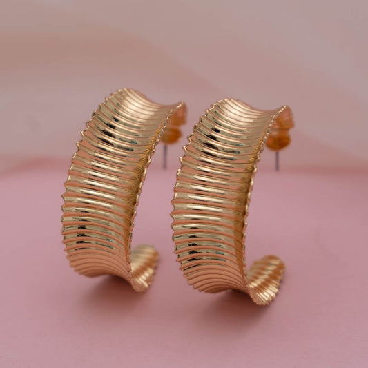 PT101551 - Crimp Hoops Earrings