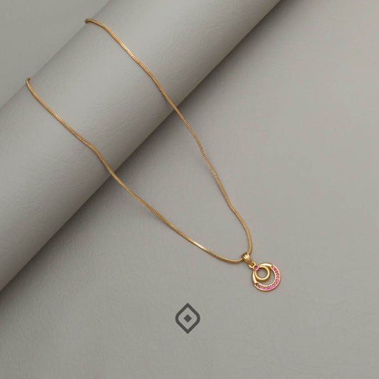 Simple pendant Necklace -SR100549