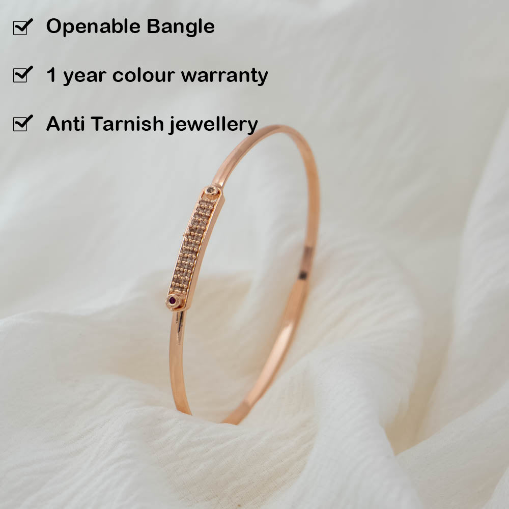 PP101145 - Gold Plated Openable Bangle