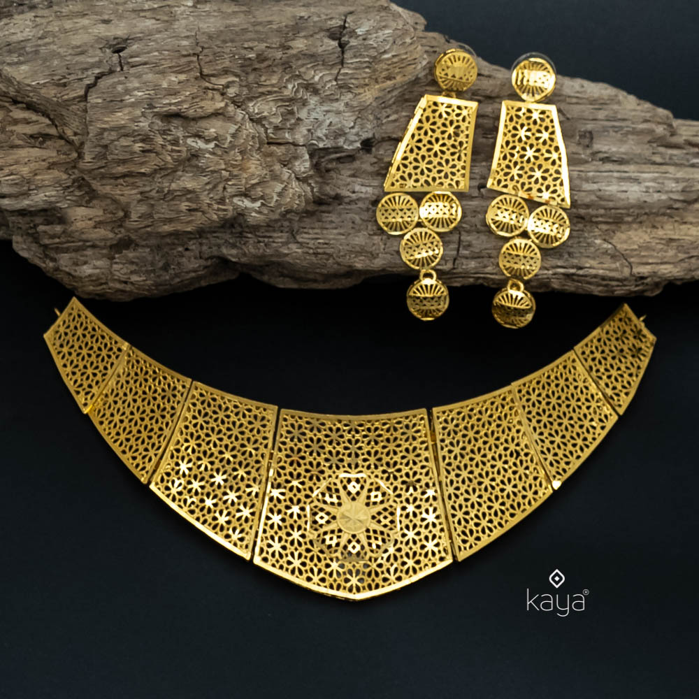 Luka - Gold Looka like Necklace Set