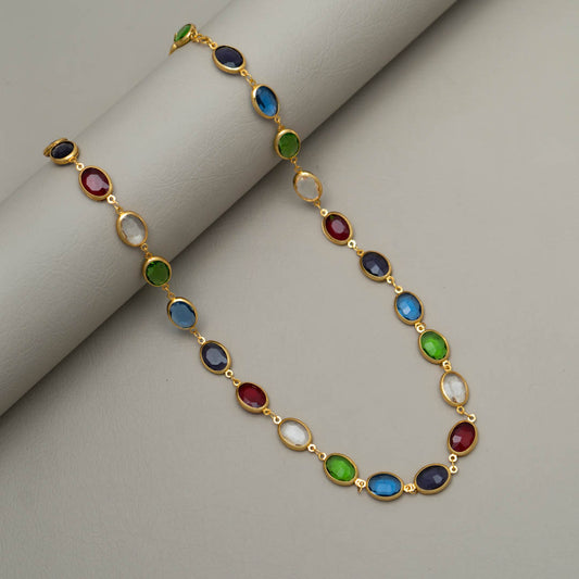 KY101482 -  Semi Precious Stone Long Necklace