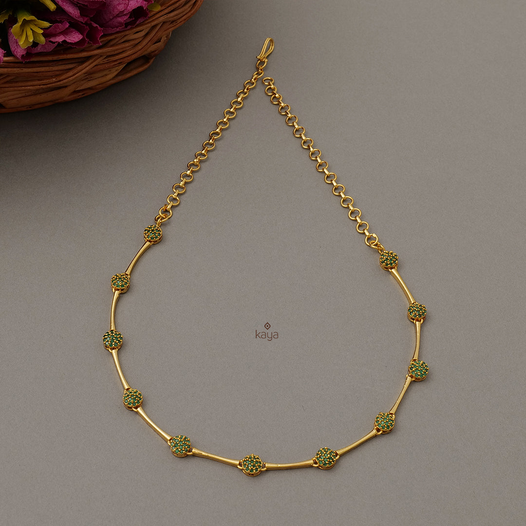 PP101085 - AD Stone Necklace (color option)