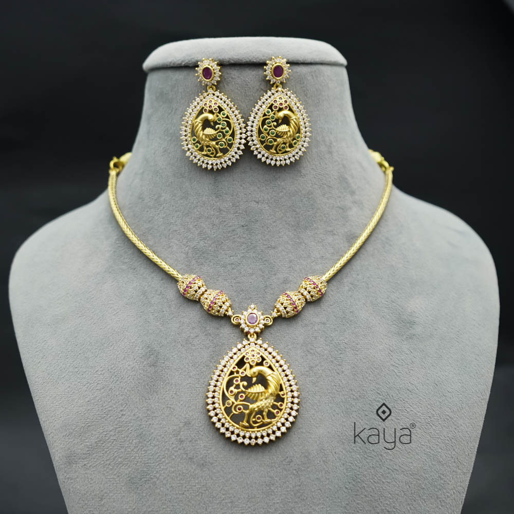 SC101300 - Premium Antique Necklace Earrings set