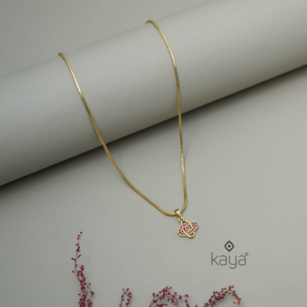 Simple pendant Necklace -SR100551
