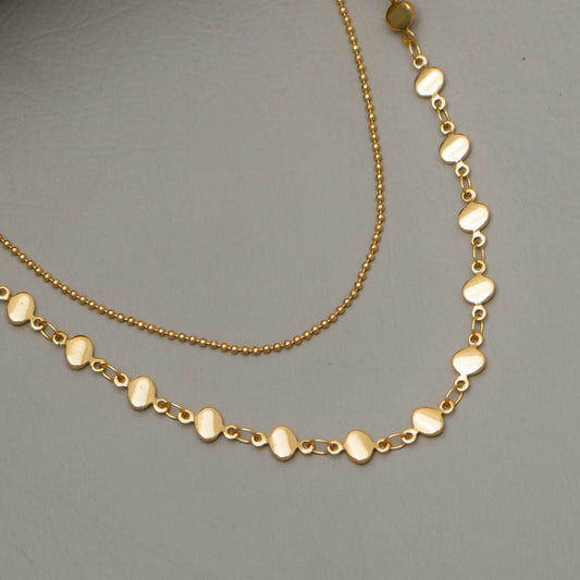 KY101536 - Simple Double layer Necklace