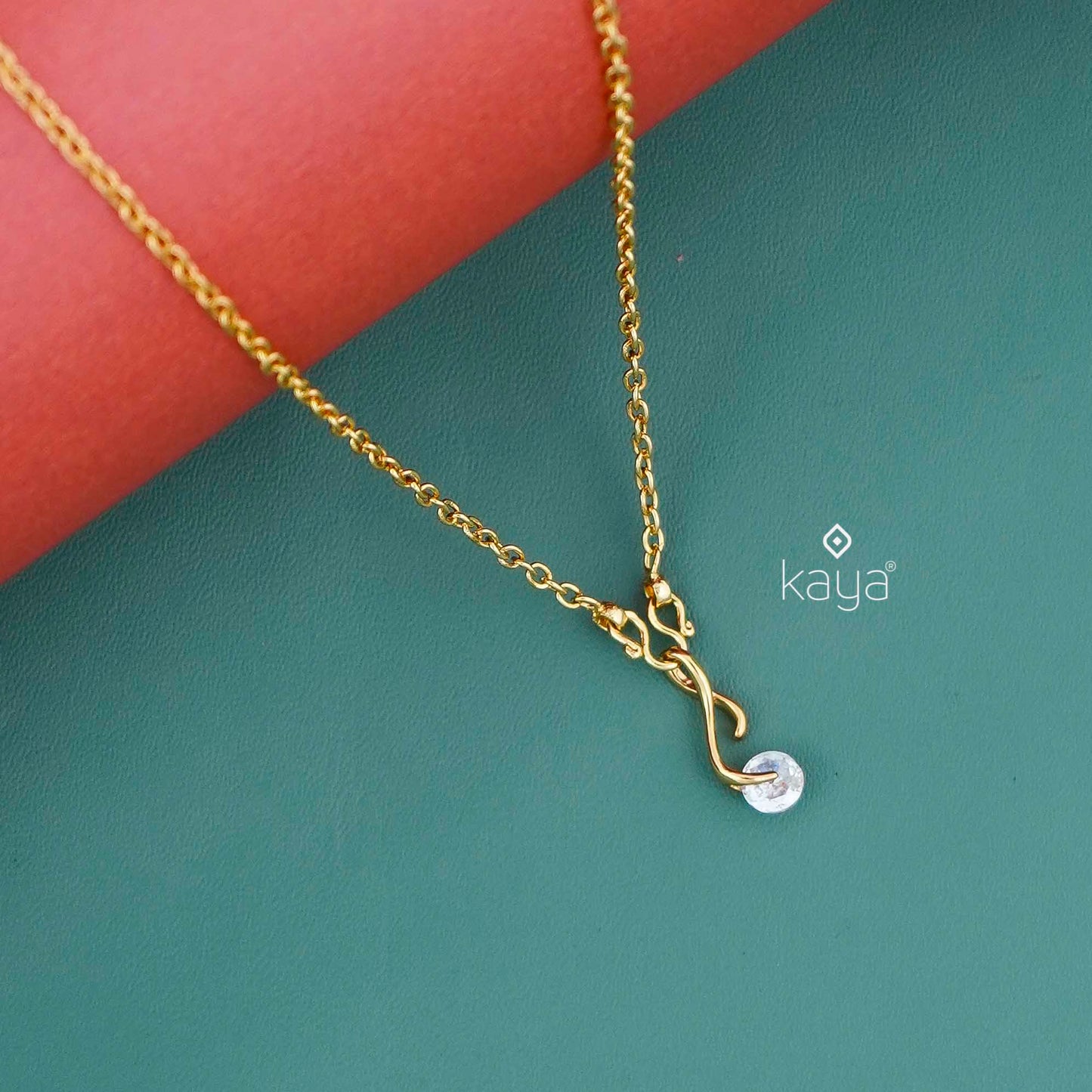 KJ101192 - Simple pendant Necklace
