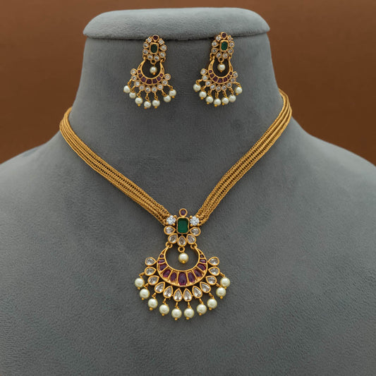 SN101574 - Traditional Necklace Earring Set