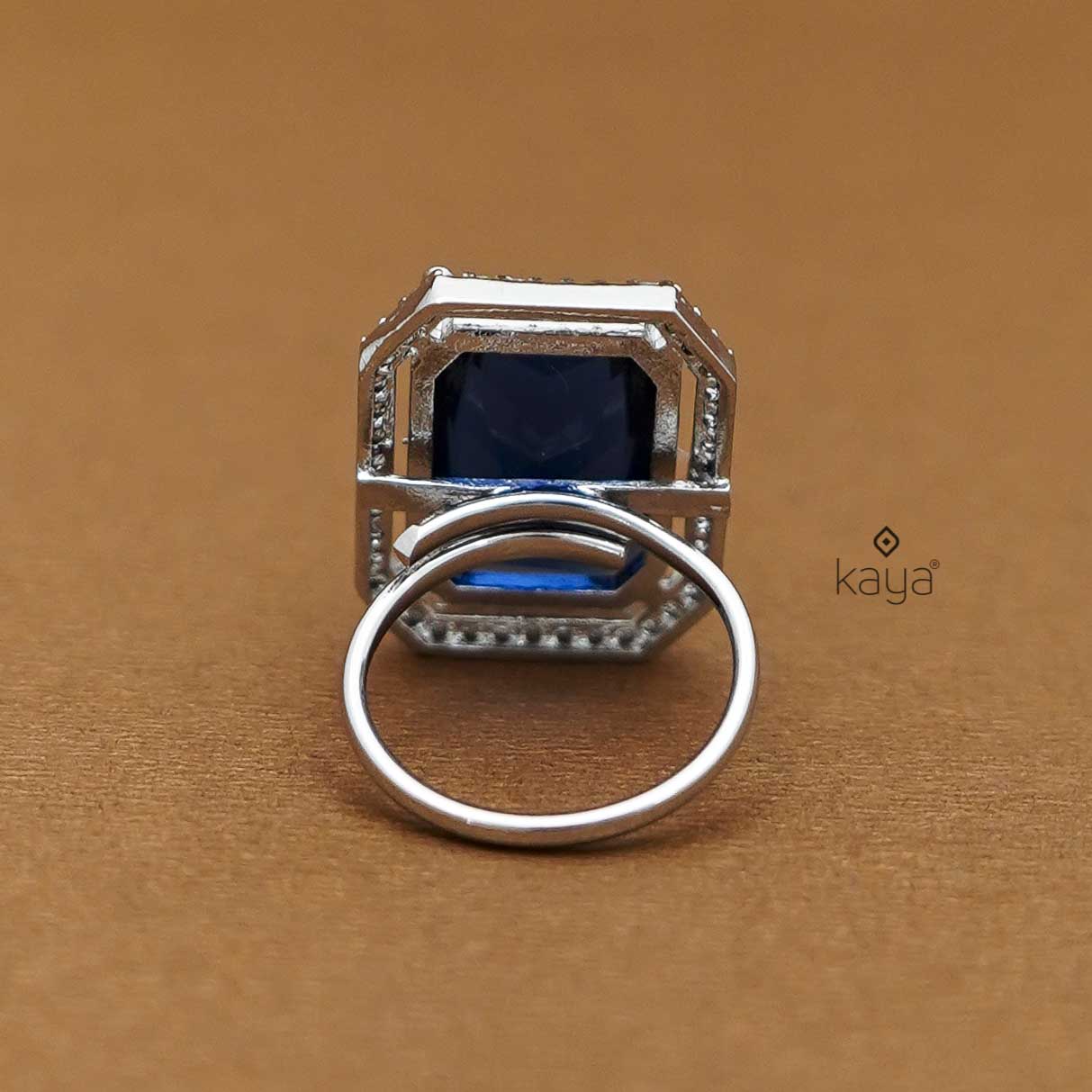KL101218 - Silvertone AD Ring (color option)