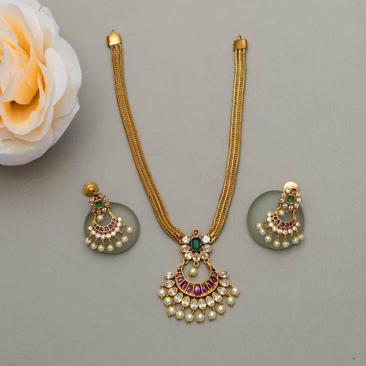 SN101574 - Traditional Necklace Earring Set