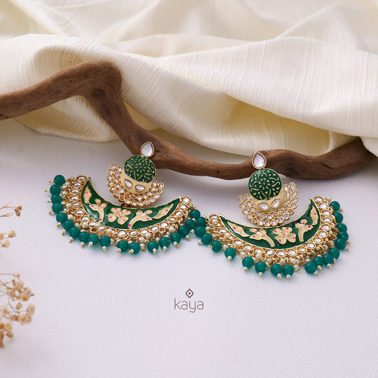 Chandbali Wedding Earrings - KG100836