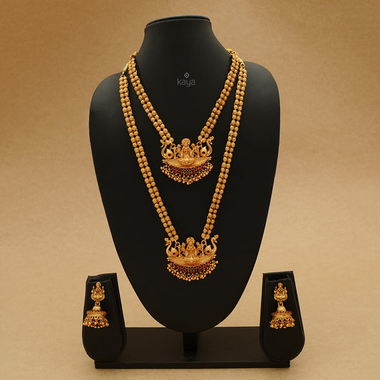 SC100945 - Traditional Bridal Combo Necklace Earring Set