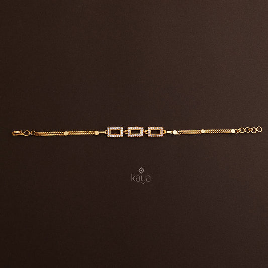 Gold Toned Bracelet(hand chain) - SK100766