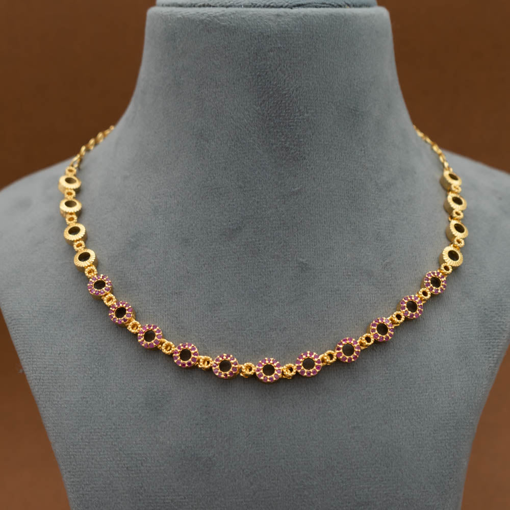 PE101451 - AD Stone Necklace