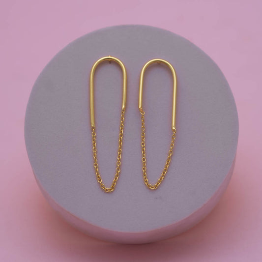 AS101475 - Brass Drop Earrings