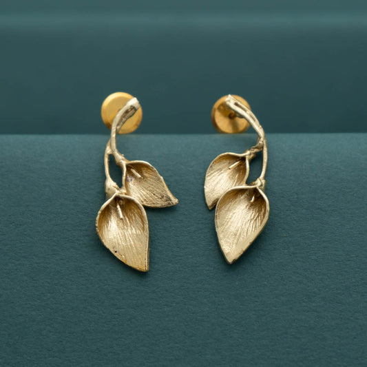 AS101456 - Leaf Shape Earrings