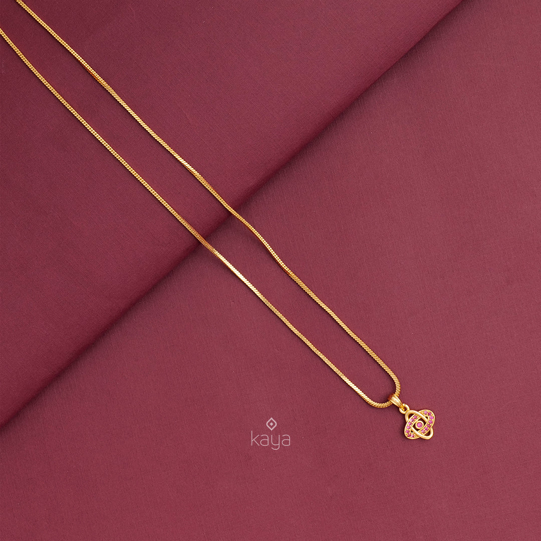 Simple pendant Necklace -SR100551