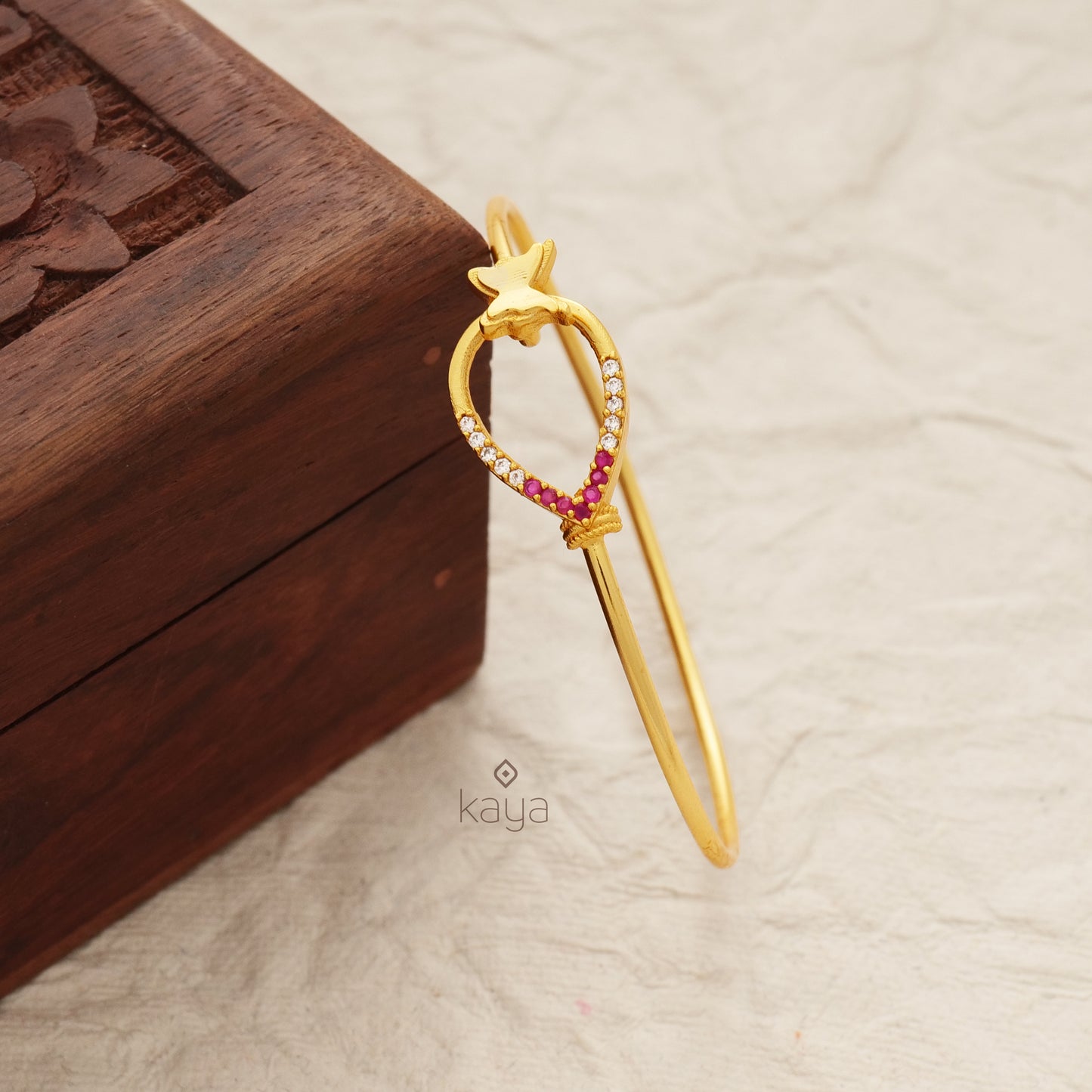 Gold Plated Openable Bangle - SG100195