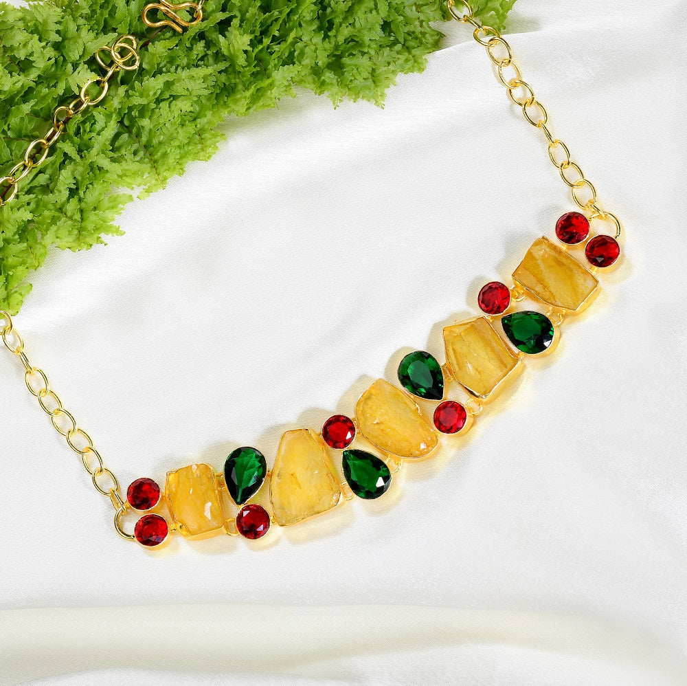 Masoon Natural Stone Necklace (color option)