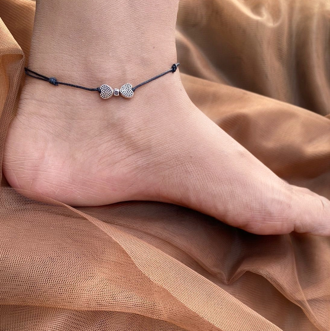 Bow Charm Anklet
