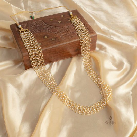 Pearl Layer Long Necklace
