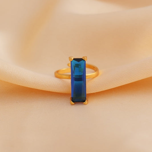 Sufi Rectangle Ring (Color Option)