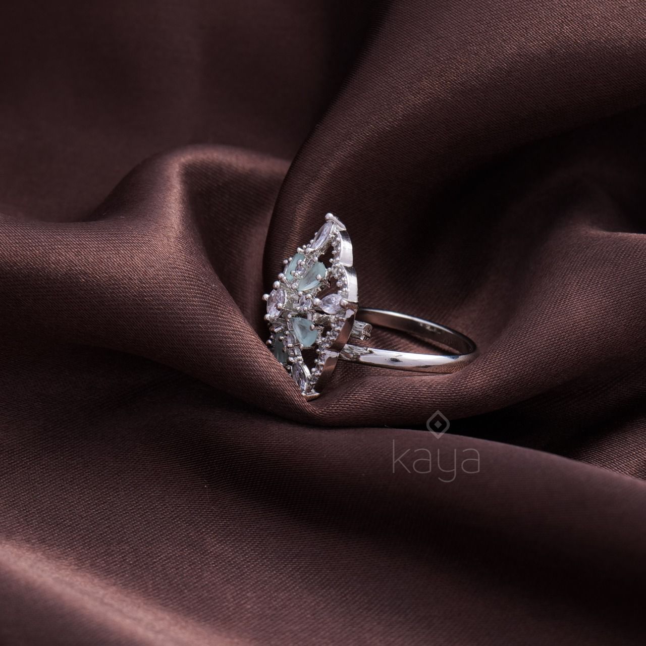 Taifa - Silver Solitaire Ring