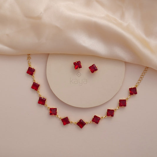 Hina - Stone Necklace Set