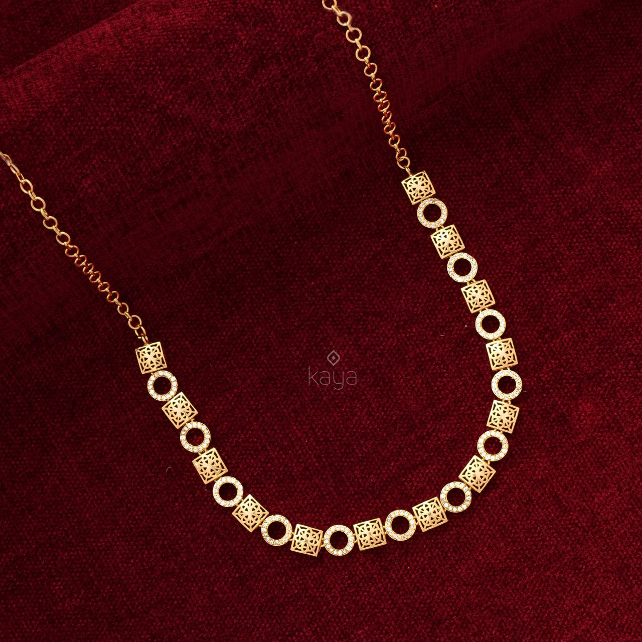 Gold Tone Necklace - PJ100177 (color option)