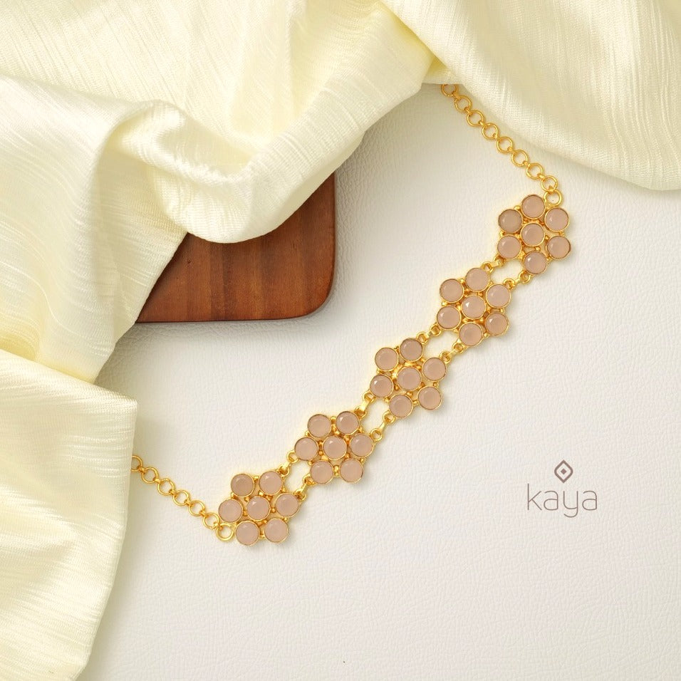 Crystal Stone Necklace Set - KE100217
