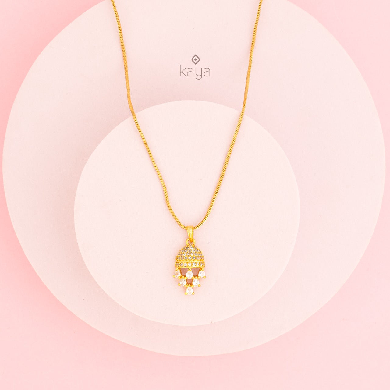 Simple pendant Necklace - SK10095 (color option)