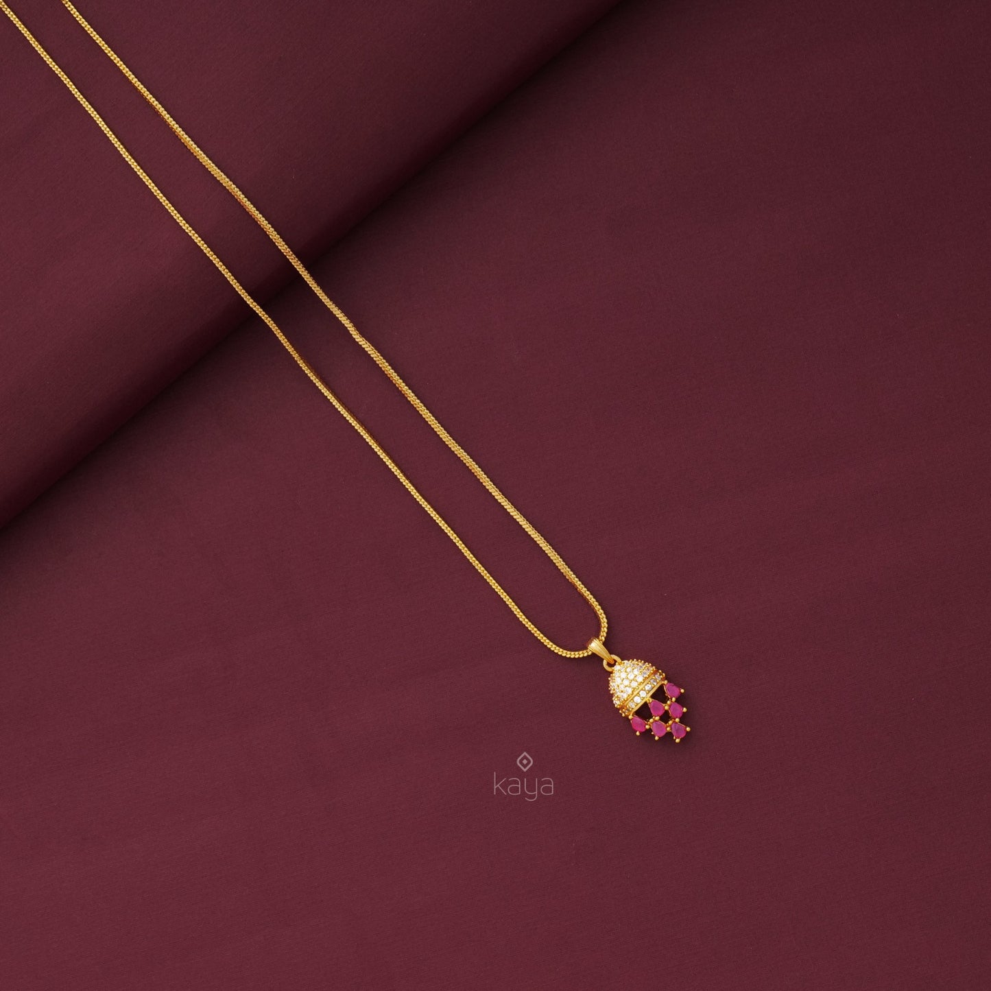 Simple pendant Necklace - SK10095 (color option)