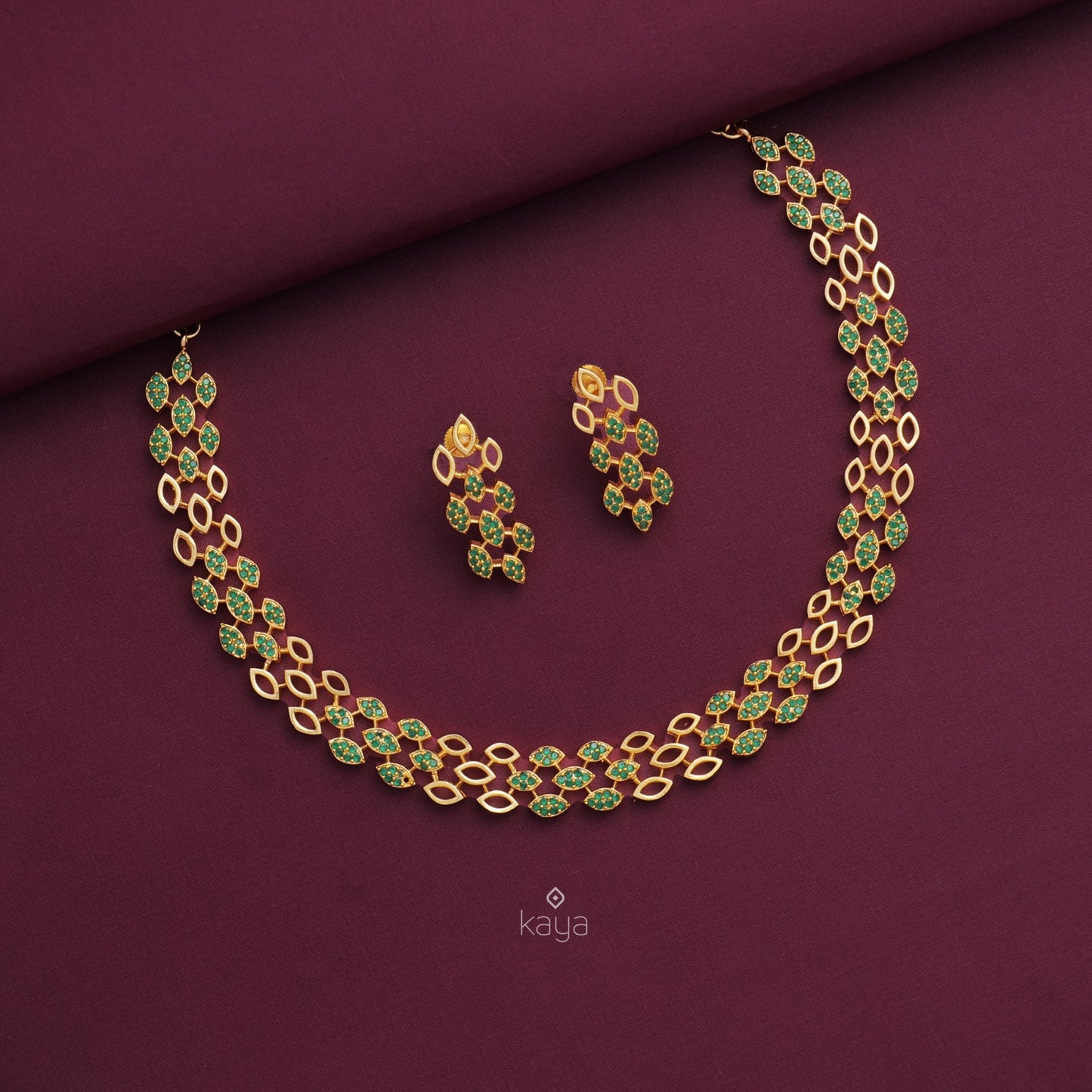 Antique Bridal Necklace Earring Set (color option) - SG100191