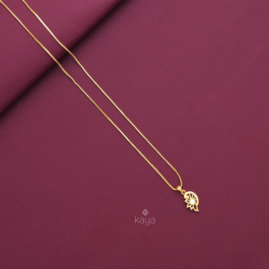 Simple pendant Necklace - SG100291